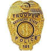 KENTUCKY STATE TROOPER POLICE OFFICER LAPEL BADGE PIN
