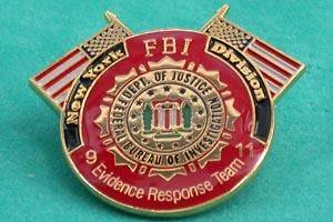 NY FBI 9 11 EVIDENCE RESPONSE TEAM PIN