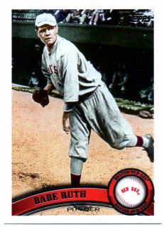 babe ruth red sox in Cards