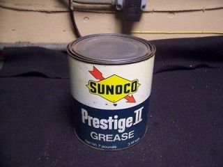   Sunoco Prestige II Grease 7 Pounds Can Empty Collectible Gas Station