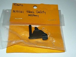 Colt 45 Auto M 1911A1 Military Thumb Safety
