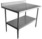 16 Gauge All Stainless Steel Commercial Work Table 30 x 48 with 
