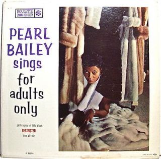   BAILEY SINGS FOR ADULTS ONLY 12 SELECTIONS ROULETTE RECORDS 33 LP