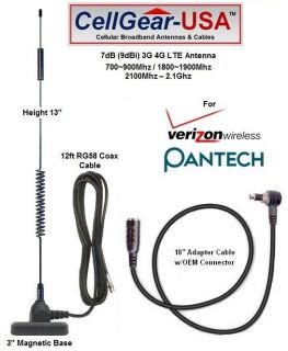 HD 9dBi Pantech Verizon UMW190 3G 4G LTE External Antenna