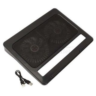 New USB 2 Fan Laptop Cooling Cooler Pad with USB Cable for Notebook PC 