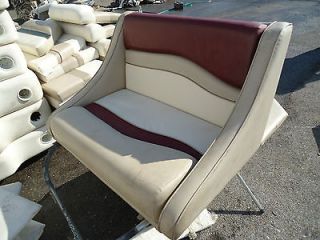 BASS BOAT BENCH SEAT GREY & MAROON 36 FURNITURE BOAT SEATS A 30
