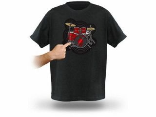 NEW Think Geek Playable Drum Kit T Shirt XXLARGE Electronic Machine 