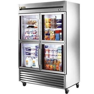 New True T 49G 4 Commercial Refrigerator 4 Half Door Cooler
