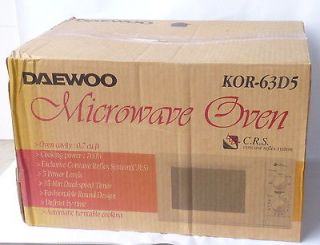 Daewoo 700W Microwave Oven 0.7 cu.ft w/ Turntable & Defrost NIB NEW 