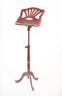 EMS Concerto wooden Sheet Music Stand, MAHOGANY