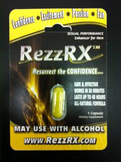 10, 20, OR 30 CAPS REZZRX SEXUAL PERFORMANCE ENHANCER XZEN MAX 