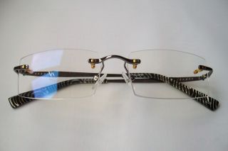 Computer glasses Radiation Protection Vision Care metal rimless 0 