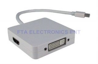Mini DisplayPort to DP HDMI DVI Multiple Converter for Apple MAC iMac 