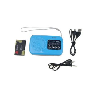   Portable Mini FM Radio Speaker Music Player SD/TF Card For PC iPod 