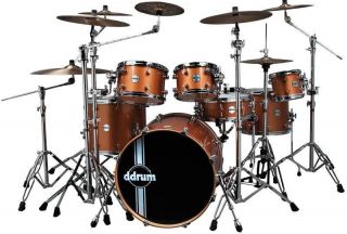 ddrum Reflex Copper 5 PC Drum Kit w/ DX Hardware Pack
