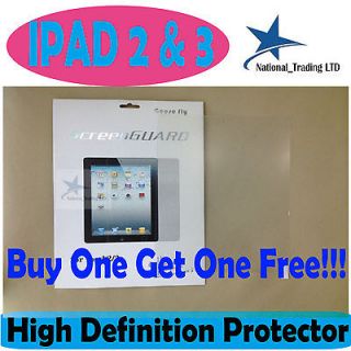   for NEW Apple Ipad 2 3 Clear HD LCD screen protector Shield Film Guard