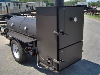   BBQ SMOKER rib box on trailer concession GRILL great for all uses NEW