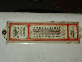   metal advertising for auction thermometer home collectible home decor