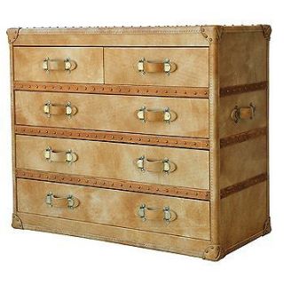 Whitman Large Lea Chest 5 drawers Tinossi Camel spectacular