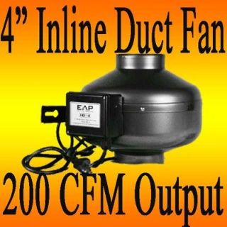   200CFM INLINE EXHAUST VENT FAN BLOWER 200 CFM 24 HR SHIPPING