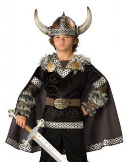 Kids Norse Viking Warrior Boys Deluxe Halloween Costume