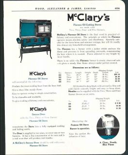 1925 Ad McClarys Florence Cooking Oil Stoves Success ORIGINAL 