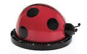 New Cute Ladybug Kitchen Home Tool Hour Timer Quality Boston Warehouse 
