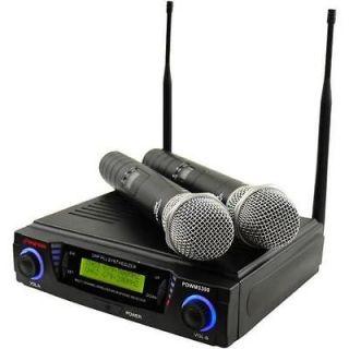 New Pyle PDWM3300 Wireless Pro 2 Ch Microphone System