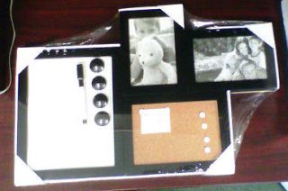 Multi Function Memo Board Dry Erase White Board Cork Photo Frame 