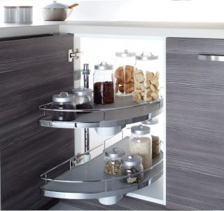 Corner Carousel Luxury Kitchen 900/1000mm Corner Units Solid Base 