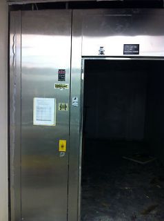 STAINLESS STEEL WALK IN COOLER 16X18 WITH TWO SS DOORS