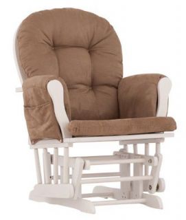 STORK CRAFT Hoop Glider Rocker Baby Feeding Chair Seat MOCHA 