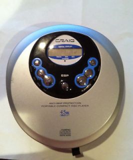 Craig Portable CD Player LCD and 45sec Anti Skip