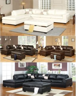 Sectional Sofa Sectional Couch in Bonded Leather Sectionals Sofa Couch 