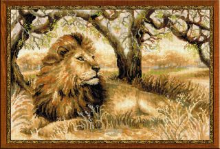 Riolis Counted Cross Stitch Kit   King of Beasts (Lion)