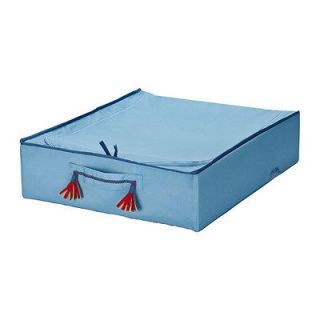 IKEA Pysslingar Bed Storage Toy Box, Light Blue For Kid Space Save 