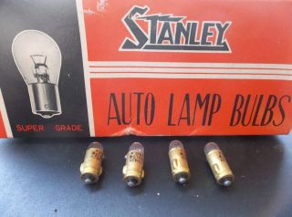 NOS Stanley 6V 1.5W 4 PACK Bulb Honda CL100 CA175 CL125 S65 S90 CB100 