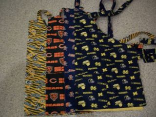 APRONS FOOTBALL (ASSORTED TEAMS) AND ARMY PATTERN BARBEQUE STYLE