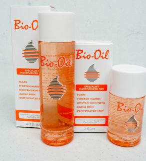 Bio Oil Scar Treatment w/ PurCellin Bundle 125mL( 4.2 fl) & 60 ml (2 