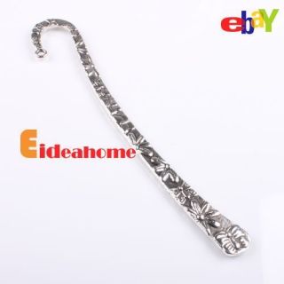   Pattern Silver Oxide Charm Bookmark Jewelry Making Beading 161007