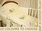   RAJ 3  PIECE EMBROIDERY NURSERY BEDDING SET FITS ALL COTS 10 DESIGNS