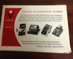   50 Presaturated Disposable Door Lock Cleaning Card CR50 Magnetic Heads