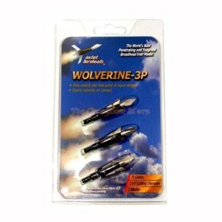 Trophy Ridge Wolverine Rocket 75 Grains Aerohead Broadheads   3/Pack