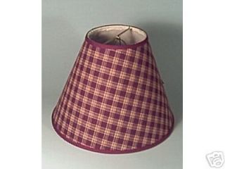 Cranberry Homespun Lamp Shade 306A Lampshade