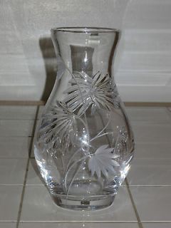 Wonderful Leaded Crystal Vase, By Goebel. Beautiful Shape