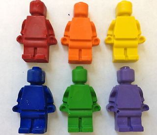 120 BULK Lego Minifigure Crayons Party Favors Birthday Supplies