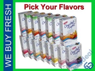 Crystal Light Drink Mix On The Go Packets Flavors NIB