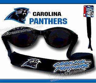   PANTHERS STRAP for SUNGLASSES/READING GLASSES   NFL CROAKIES GIFT SALE