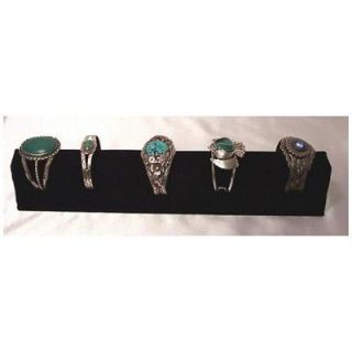 Long Black Velvet Cuff Bracelet Display Jewelry Tray 14 Deluxe 