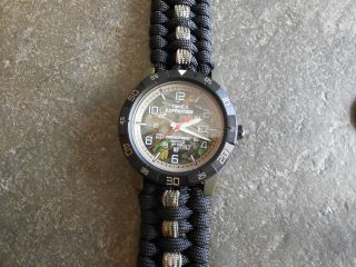   Expedition REALTREE CAMO Indiglo Watch with Custom Paracord 550 Band